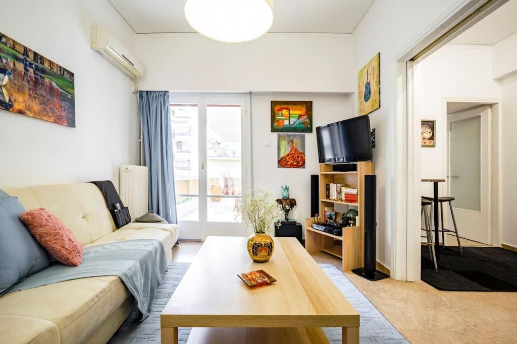 Athens Paradise Cozy 53 Sqm Apartament Near To Metro Ngoại thất bức ảnh