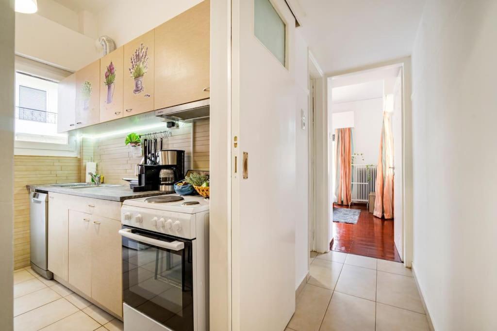 Athens Paradise Cozy 53 Sqm Apartament Near To Metro Ngoại thất bức ảnh